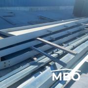 Used Metal Building on the Ground