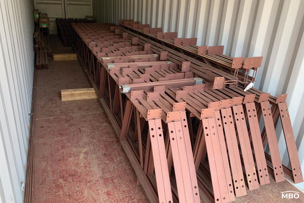 CA1817 Used Metal Building in a Shipping Container