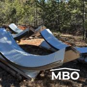 Never Erected Arch Building on the Ground