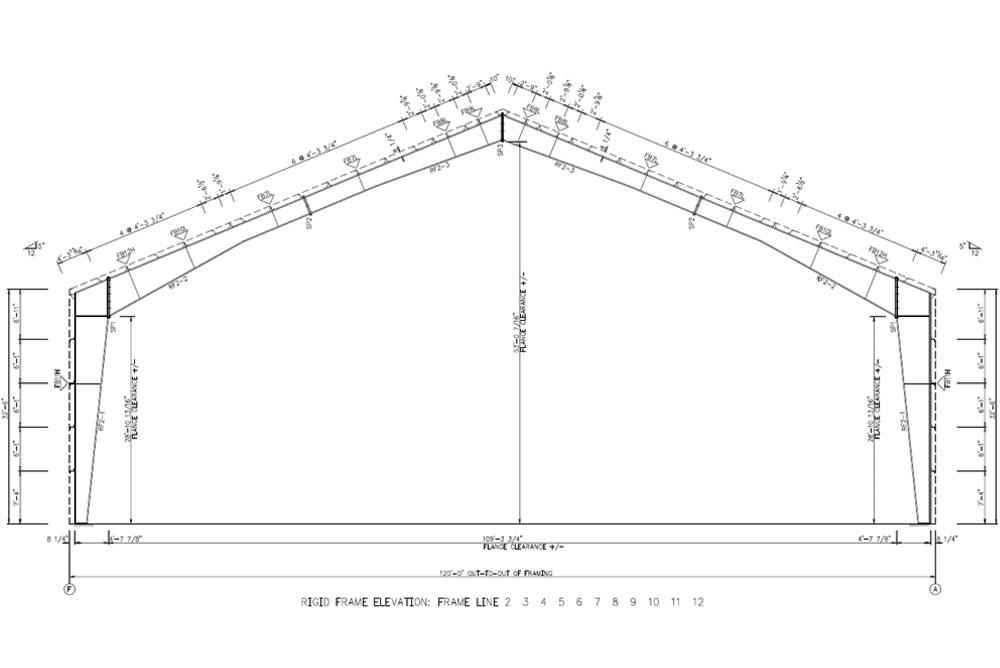 ND1822-1 Used Building Clear Span Drawings