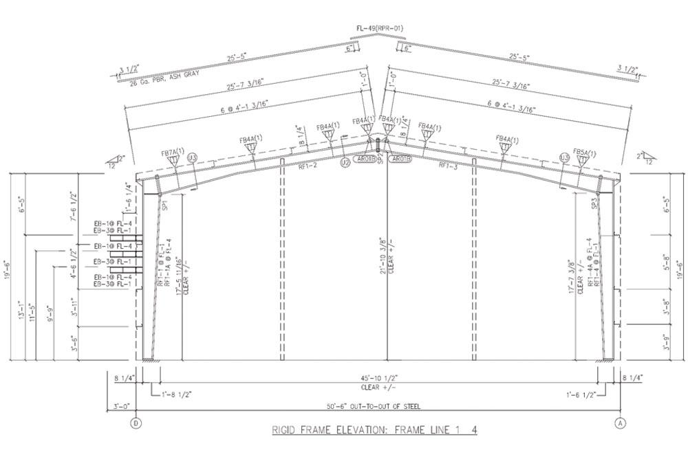 ID1831 Plans for an Idaho Metal Building