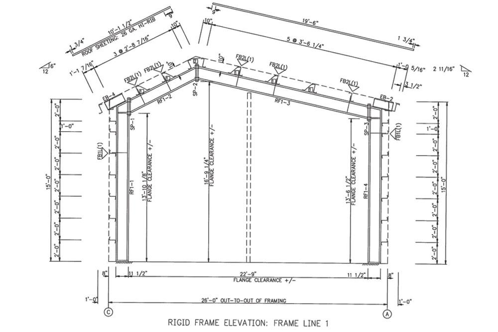 CO1842 Used Matel Building Plans